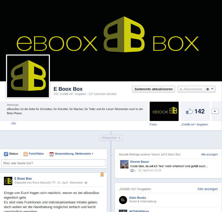 eBooxBox Facebook