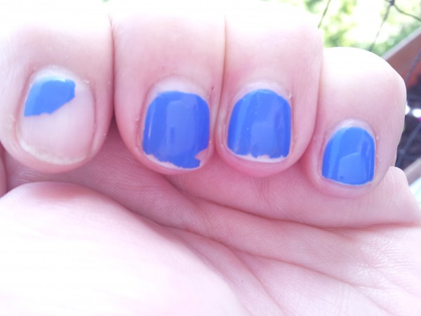 Sally Hansen Miracle Gel nach 5 Tagen